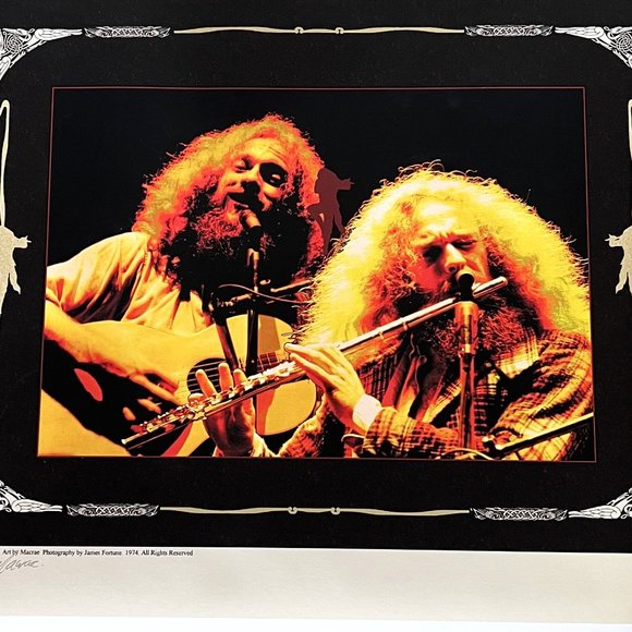 MINT/NM Jethro Tull 2007 Macrae Rare Limited Edition Signed & Numbered 22” x 17” - Picture 6 of 8